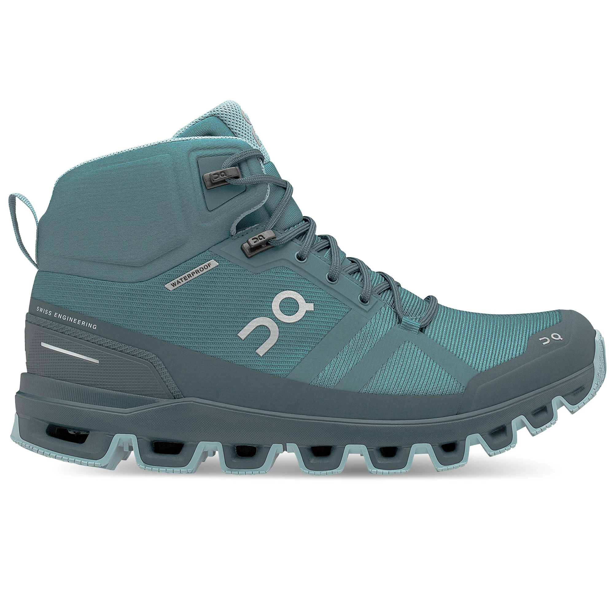 On Womens Cloudrock Waterproof Hiking Shoes - Image 4