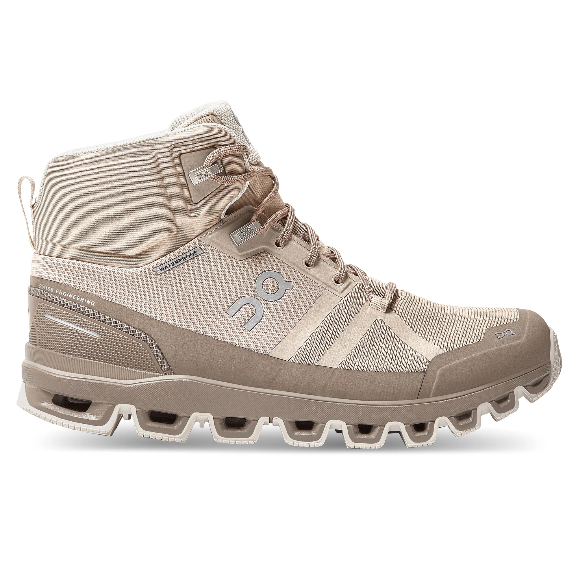 On Womens Cloudrock Waterproof Hiking Shoes - Image 5