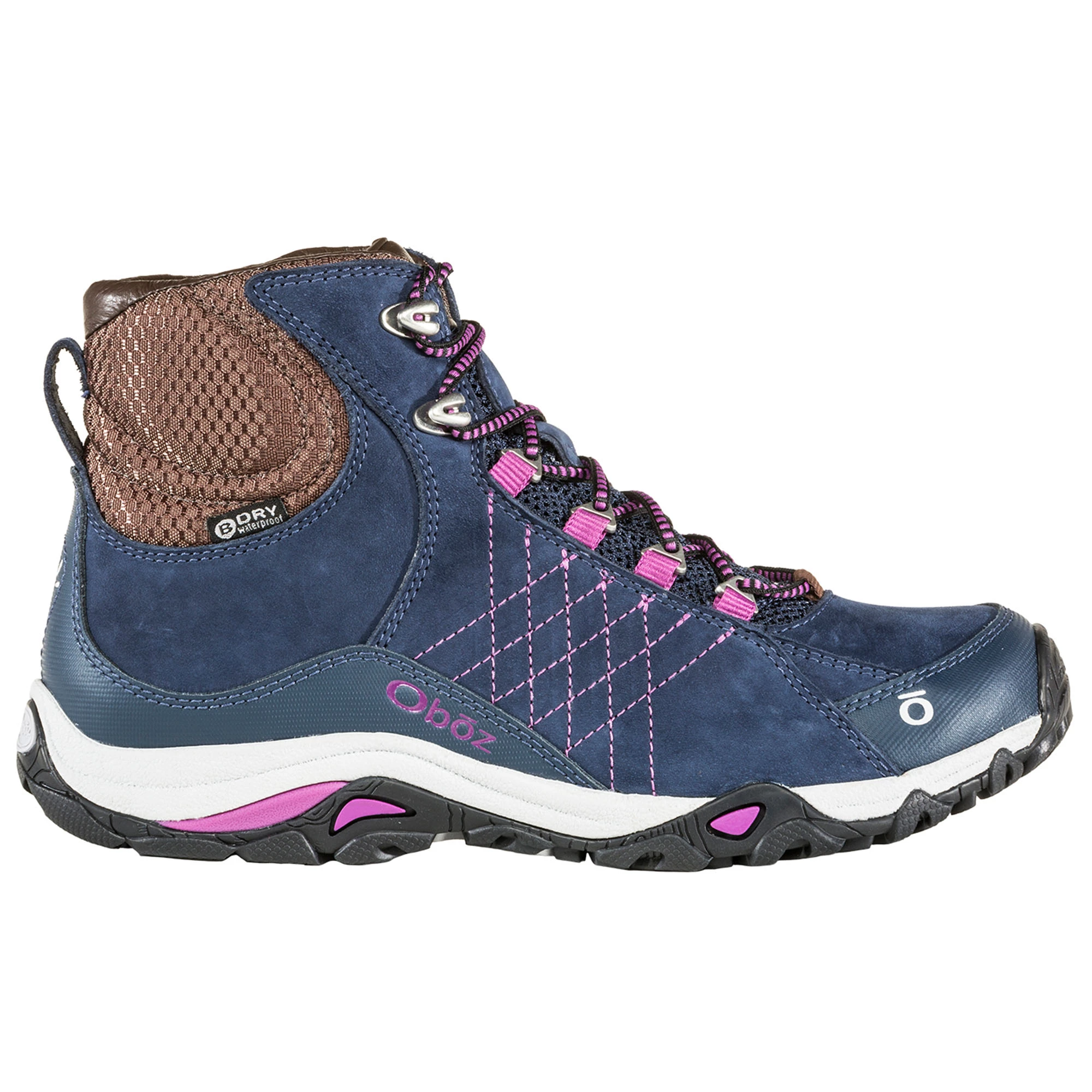 Oboz Women's Sapphire Mid Waterproof Hiking Boots - Image 2