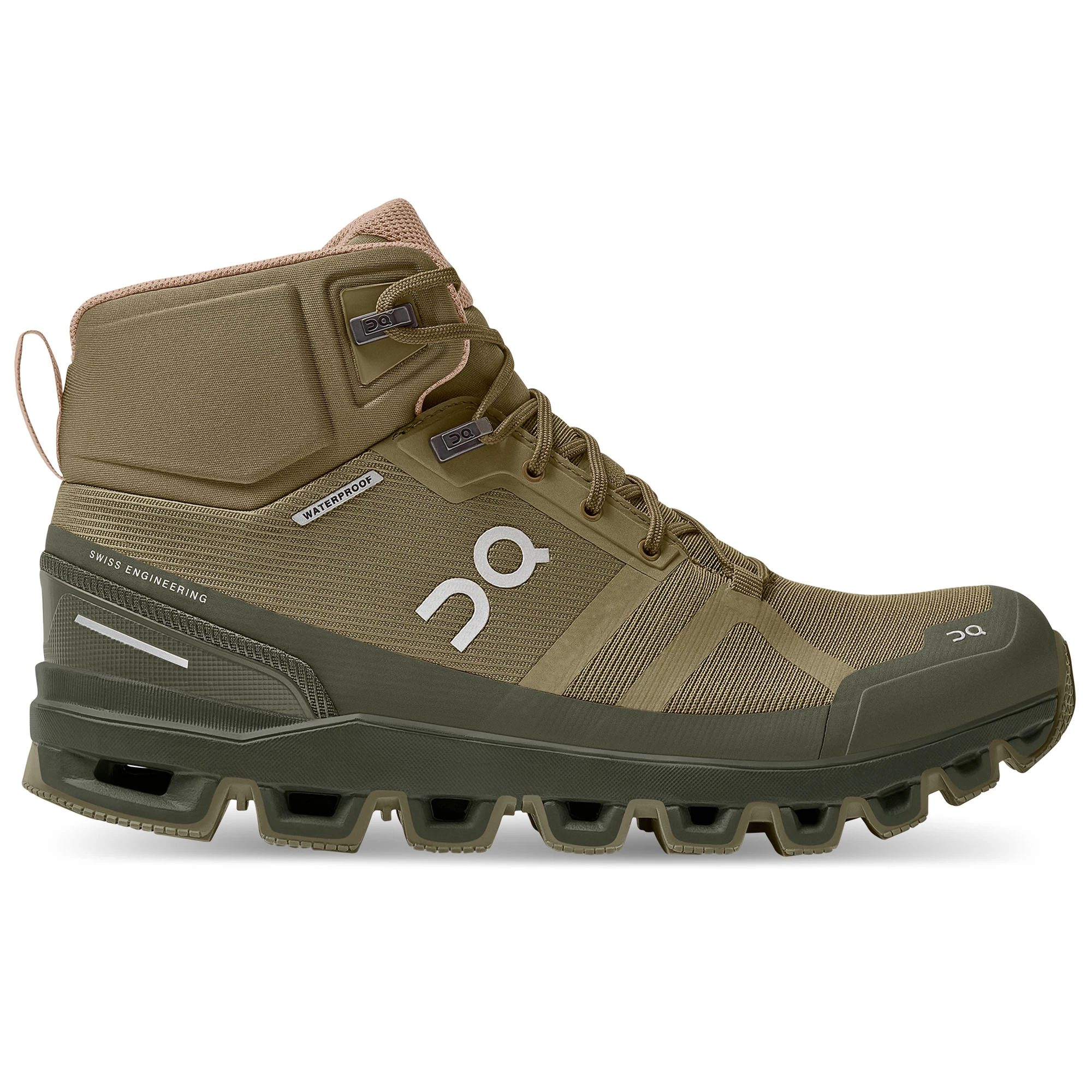 On Womens Cloudrock Waterproof Hiking Shoes - Image 2
